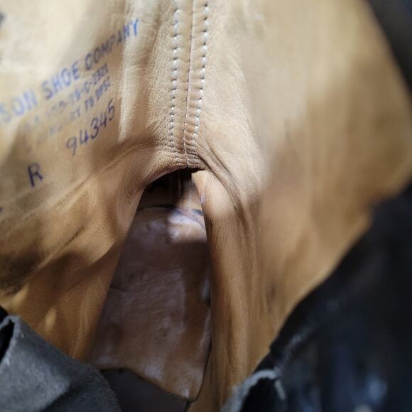 Vintage Addison Shoe Company Steel Toe Leather Boots Men's 5.5 Woman's 7… - Picture 9 of 14